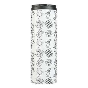 Professionele Apotheek Icoon Patroon Reis Tumbler Thermosbeker