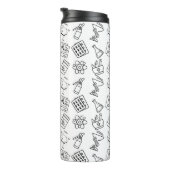 Professionele Apotheek Icoon Patroon Reis Tumbler Thermosbeker (Geroteerd rechts)
