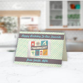 Professionele apotheker ・ Aangepast geboortedag Kaart