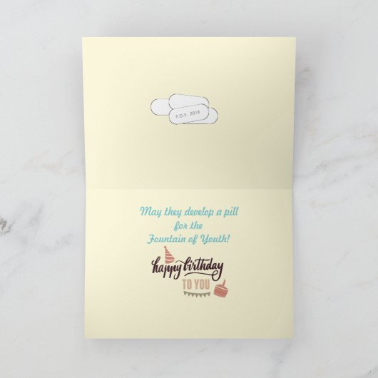 Professionele apotheker ・ Aangepast geboortedag Kaart (Binnen)