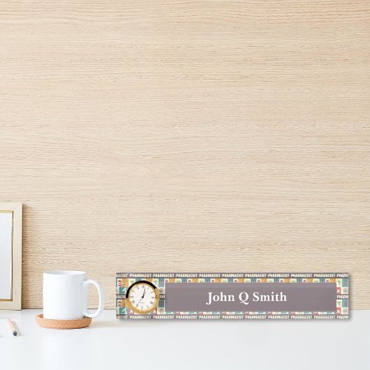 Professionele apotheker ・ Aangepast Naambordje