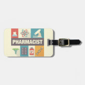 Professionele apotheker Iconisch ontworpen Bagagelabel (Voorkant horizontaal)