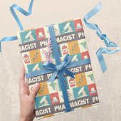 Professionele apotheker Iconisch ontworpen Cadeaupapier