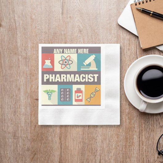 Professionele apotheker Iconisch ontworpen Servet