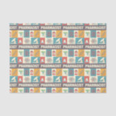 Professionele apotheker Iconisch ontworpen Tissuepapier (Voorkant)