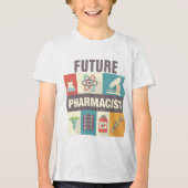 Professionele apotheker Iconisch ontworpen Tri-Blend Shirt (Voorkant)