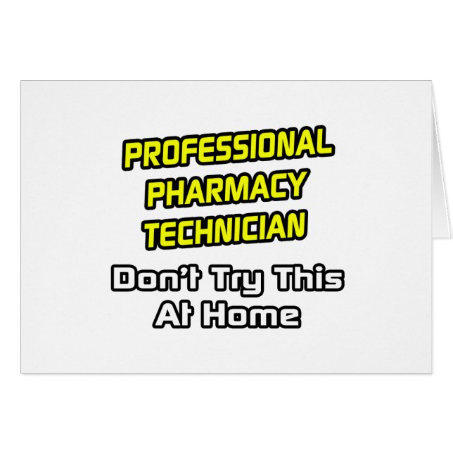 Professionele apotheker ... Joke (Voorkant Horizontaal)