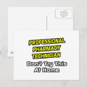 Professionele apotheker ... Joke Briefkaart (Voorkant / Achterkant)