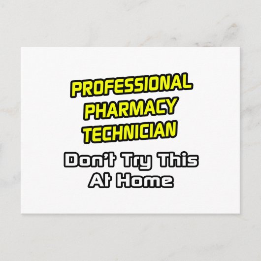 Professionele apotheker ... Joke Briefkaart (Voorkant)