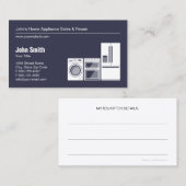 Professionele apparaatreparatie, service en verkoo visitekaartje (Voorkant / Achterkant)