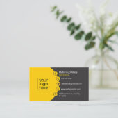 Professionele Arabische en Engelse Visitekaartjes (Staand voorkant)