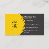 Professionele Arabische en Engelse Visitekaartjes (Voorkant)