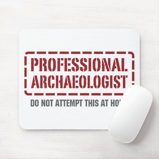 Professionele archeoloog muismat (Met muis)