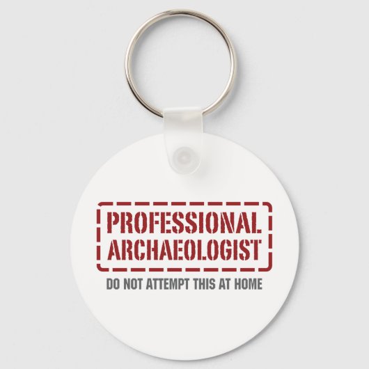 Professionele archeoloog sleutelhanger (Voorkant)