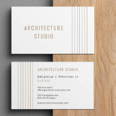 Professionele architect elegante ontwerper modern visitekaartje
