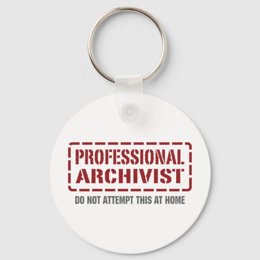 Professionele archivist sleutelhanger (Voorkant)
