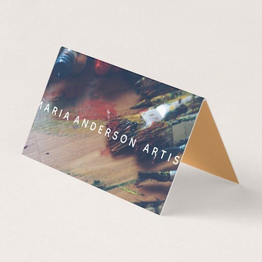 Professionele artiest visitekaartje (Voorkant)