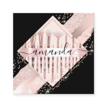 Professionele, artistieke Logo penseel Roos lijnen