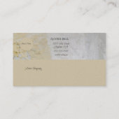 Professionele artistieke textuur (landschap) visitekaartje (Achterkant)