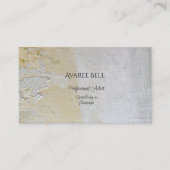 Professionele artistieke textuur (landschap) visitekaartje (Voorkant)