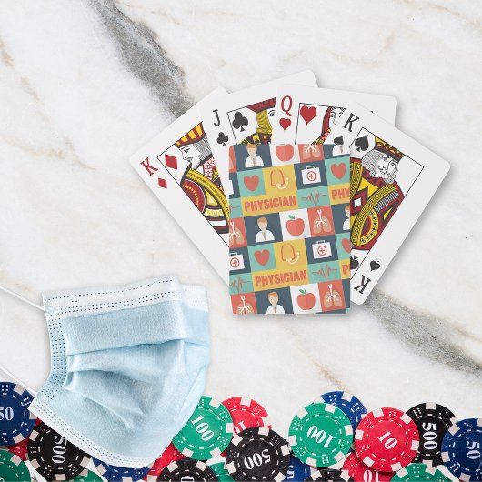 Professionele arts Iconisch Ontworpen Pokerkaarten