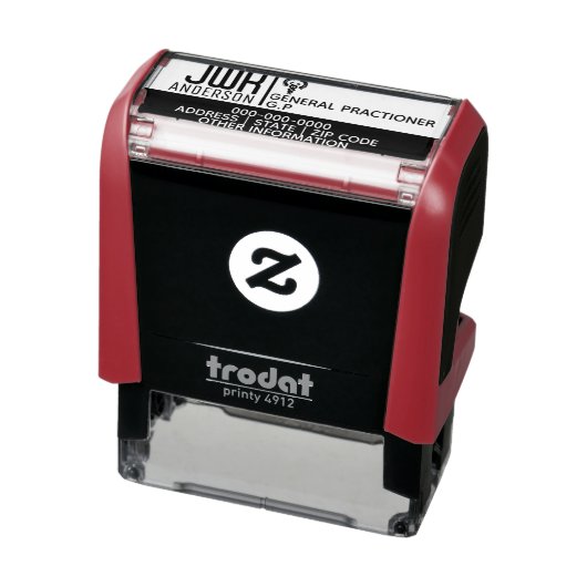 Professionele Artsen gezondheidszorg DIY caduceus  Zelfinktende Stempel (Product)