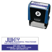 Professionele Artsen gezondheidszorg DIY logo cadu Zelfinktende Stempel (In situ)