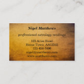  professionele astroloog Visitekaartje (Achterkant)