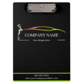 Professionele Auto Body Paint Shop Automobiel Klembord (Voorkant)