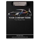 Professionele Auto Body Paint Shop Automobiel Klembord (Voorkant)