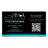 Professionele Auto Body Paint Shop Automobiel Magnetisch Visitekaartje (Voorkant)