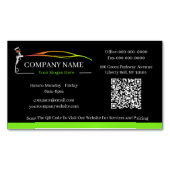 Professionele Auto Body Paint Shop Automobiel Magnetisch Visitekaartje (Voorkant)