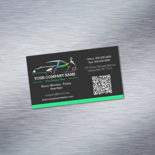 Professionele Auto Body Paint Shop Automobiel Magnetisch Visitekaartje (Voorbeeld)