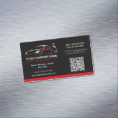 Professionele Auto Body Paint Shop Automobiel Magnetisch Visitekaartje (Voorbeeld)
