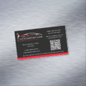 Professionele Auto Body Paint Shop Automobiel Magnetisch Visitekaartje (Voorbeeld)