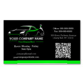 Professionele Auto Body Paint Shop Automobiel Magnetisch Visitekaartje (Voorkant)