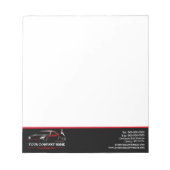 Professionele Auto Body Paint Shop Automobiel Notitieblok (Voorkant)