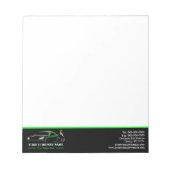 Professionele Auto Body Paint Shop Automobiel Notitieblok (Voorkant)