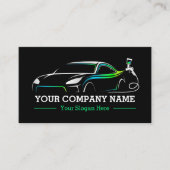 Professionele Auto Body Paint Shop Automobiel Visitekaartje (Voorkant)