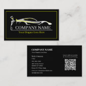 Professionele Auto Body Paint Shop Automobiel Visitekaartje (Voorkant / Achterkant)