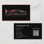 Professionele Auto Body Paint Shop Automobiel Visitekaartje (Voorkant / Achterkant)