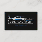 Professionele Auto Body Paint Shop Automobiel Visitekaartje (Voorkant)