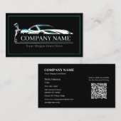 Professionele Auto Body Paint Shop Automobiel Visitekaartje (Voorkant / Achterkant)