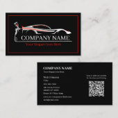 Professionele Auto Body Paint Shop Automobiel Visitekaartje (Voorkant / Achterkant)