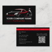 Professionele Auto Body Paint Shop Automobiel Visitekaartje (Voorkant / Achterkant)