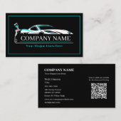 Professionele Auto Body Paint Shop Automobiel Visitekaartje (Voorkant / Achterkant)