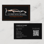 Professionele Auto Body Paint Shop Automobiel Visitekaartje (Voorkant / Achterkant)