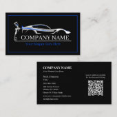Professionele Auto Body Paint Shop Automobiel Visitekaartje (Voorkant / Achterkant)