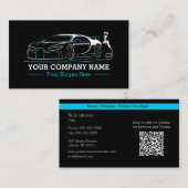 Professionele Auto Body Paint Shop Automobiel Visitekaartje (Voorkant / Achterkant)