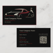 Professionele Auto Body Paint Shop Automobiel Visitekaartje (Voorkant / Achterkant)